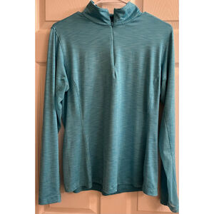 SLAZENGER~WOMEN’S~GOLF LONG-SLEEVE ~TEAL~SHIRT~M